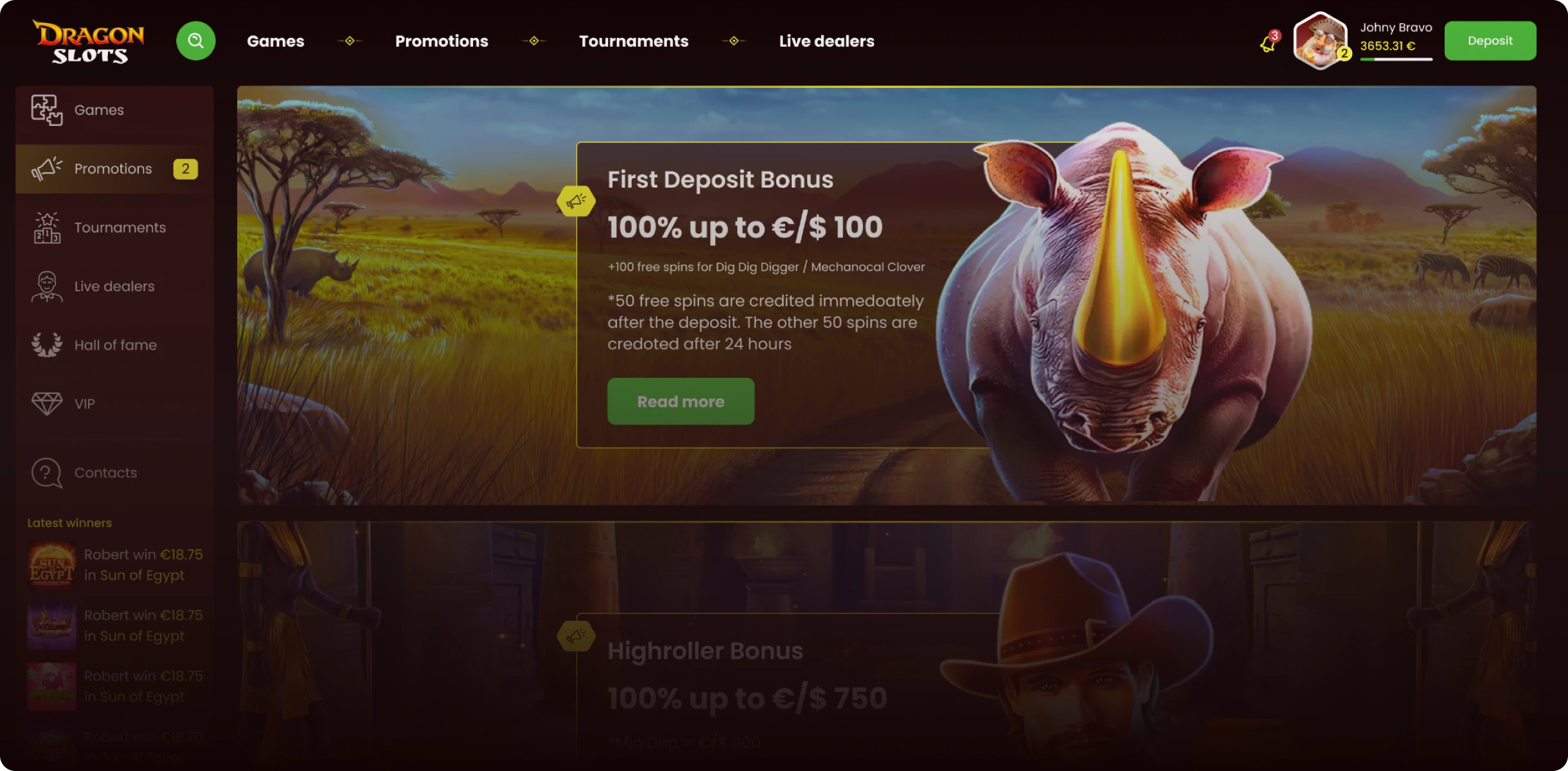 Dragon Slots Ofertas de Bónus